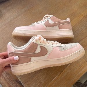 Pink Nike sneakers
